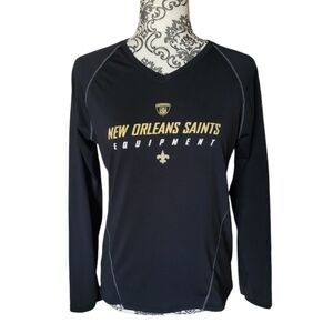 Reebok NFL New Orleans Saints long sleeve shirt size large